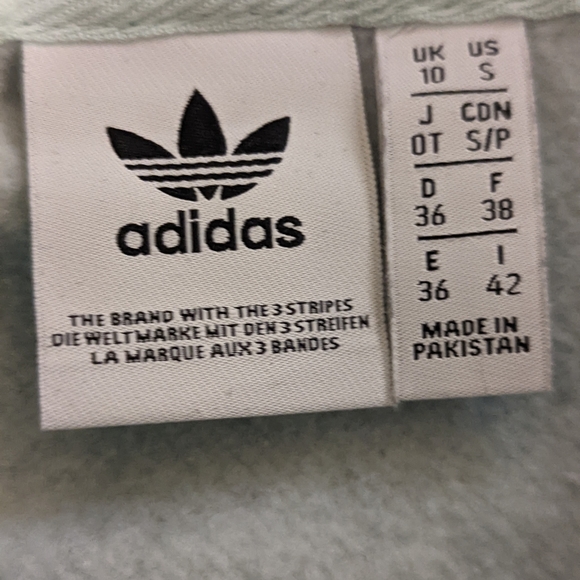 ADIDAS COEEZE CROPPED HOODIE CROPPED HOODIE - Picture 6 of 10